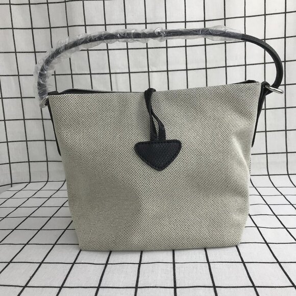 NWT Longchamp Essential Toile Bucket Bag - Picture 6 of 11